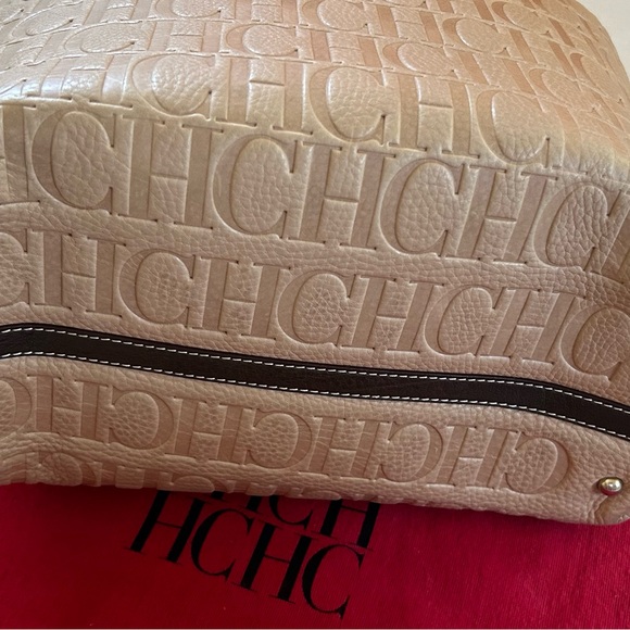 Carolina Herrera Embossed Tote - Picture 8 of 14